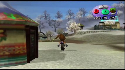 Harvest Moon A Wonderful Life - Turtle Scene With Nina (Gamecube) Kura Kura