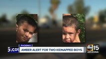 Amber Alert issued for two kidnapped Phoenix boys
