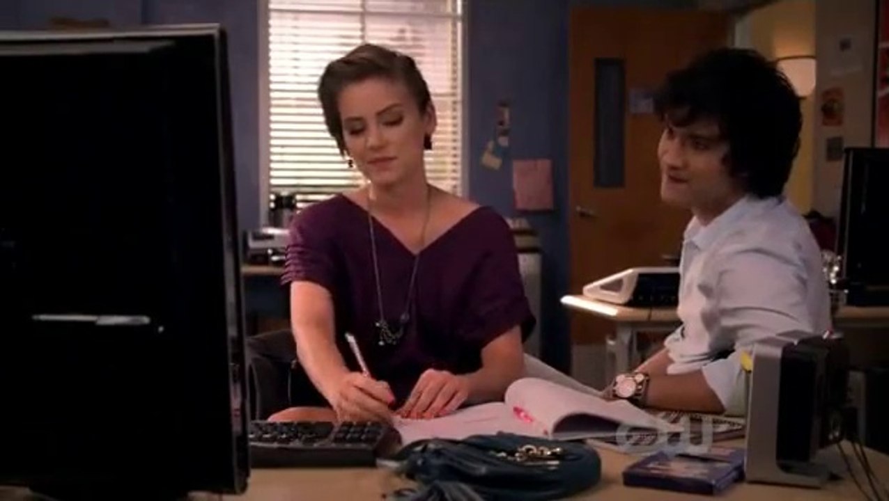 Navid confronts Adrianna about stealing Javier's notebook