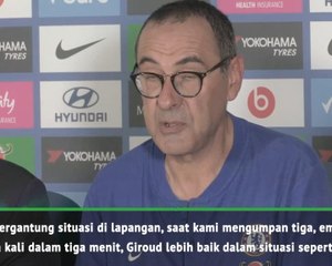 Télécharger la video: Dalam Situasi Seperti Itu Giroud Lebih Baik - Sarri Jelaskan Pergantian Morata