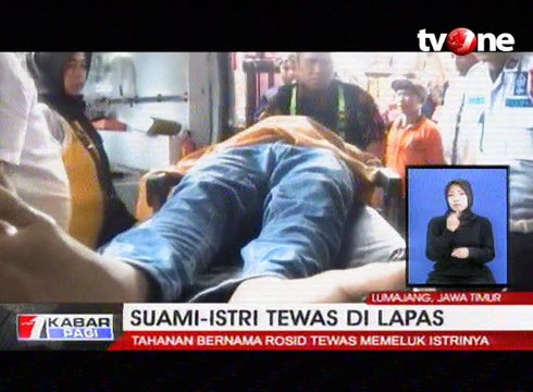 Pasutri Tewas Bunuh Diri Minum Racun di Lapas