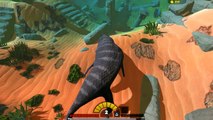 PLAYING AS THE MOSASAUR!!! - Fish Feed Grow