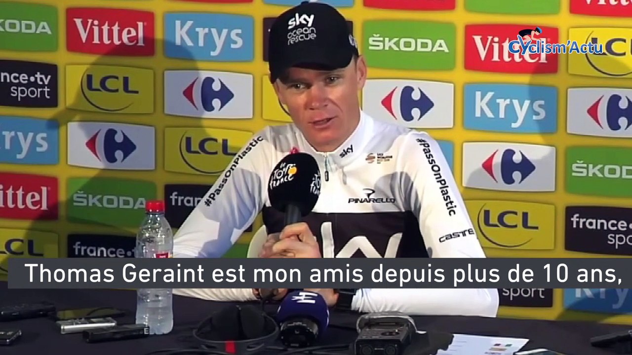Tour de France 2018 - Chris Froome : "Geraint Thomas est mon ami depuis plus de 10 ans"