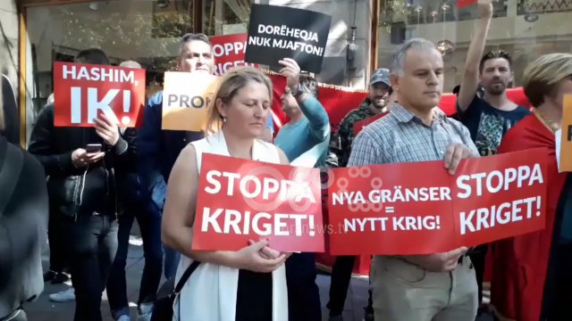 Ora News - Jo ndarje të Kosovës , Hashim ik , shqiptarët protestë në Suedi kundër Thaçit
