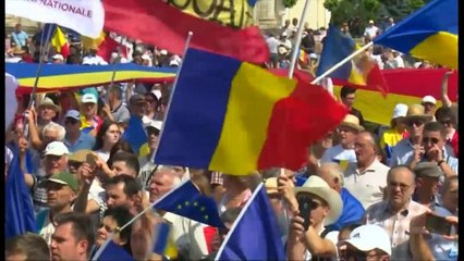 Moldova reunification rally