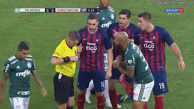 Palmeiras 0 x 1 Cerro Porteño (HD) Melhores Momentos (1º Tempo) Copa Libertadores 30 08 2018