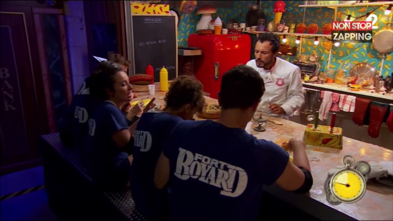 Fort Boyard : Tal manque de vomir dans la cuisine de Willy Rovelli (vidéo)