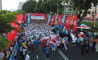 Participants in full spirit at Penang Starwalk 2018
