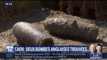 Deux bombes anglaises de la seconde guerre mondiale trouvées à Caen