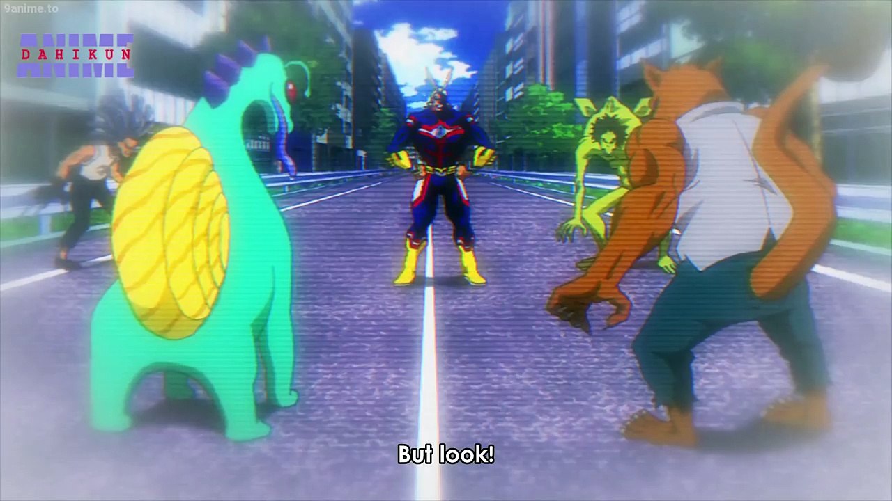 All Might vs Midoriya and Bakugou - Boku no Hero Academia