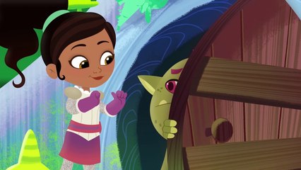 الأميرة نيلا تساعد العفريت جورك  للغناء.. شاهد