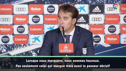 3e j. - Lopetegui : "Peu importe qui marque les buts"