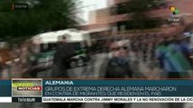 Alemania: marchas fascistas y antifascistas se encuentran en la calle