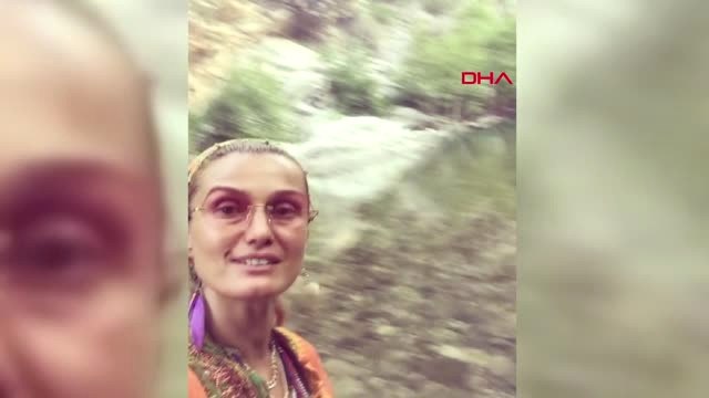 Antalya Tuğba Özay'dan Çay Kıyısında 'Doğayı Koruyun' Paylaşımı