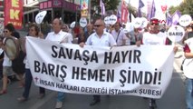 İstanbul Bakırköy'de Dünya Barış Günü Miting Yapıldı