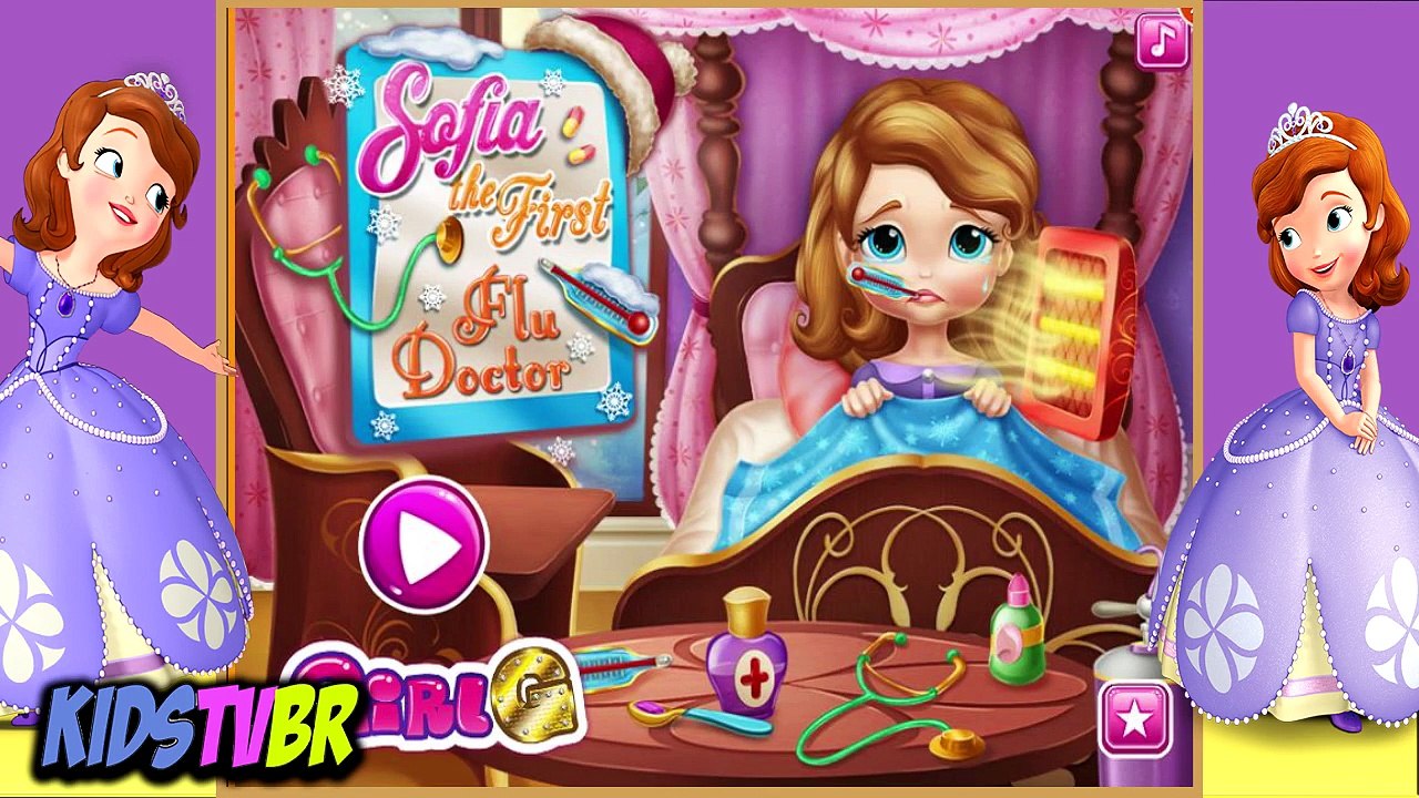 SOFIA FLU DOCTOR | SOFIA THE FIRST GAME | JOGO PRINCESA SOFIA | KIDS TV BR