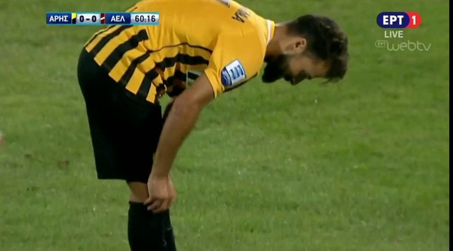 Bruno Gama Chance - Aris vs AEL Larissa - 02.09.2018 [HD]