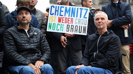 Chemnitz: Bürger gehen gegen Fremdenhass auf die Straße
