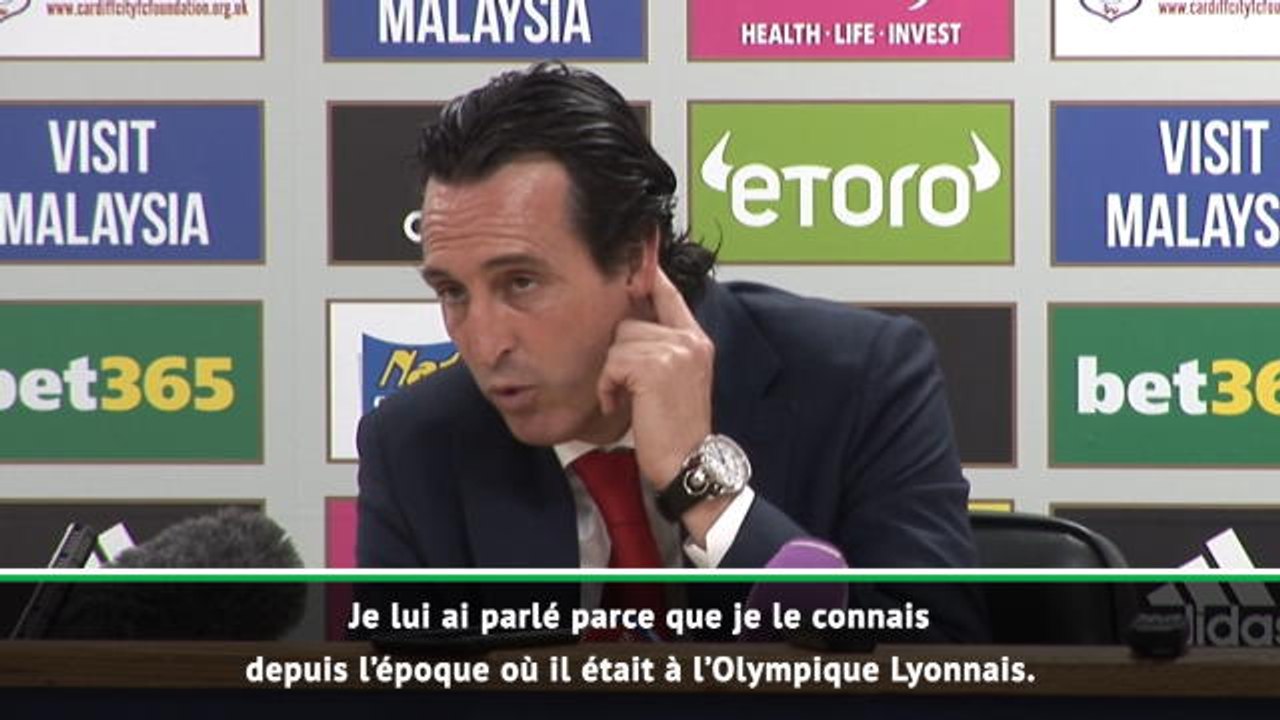 4e j. - Emery : "Lacazette a de grandes qualités pour marquer"