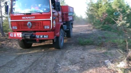 Tavşanlı'daki orman yangınını söndürme çalışmaları sürüyor