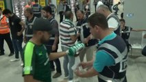 Bursaspor-Beşiktaş Maçında Taraftara Alkol Kontrolü