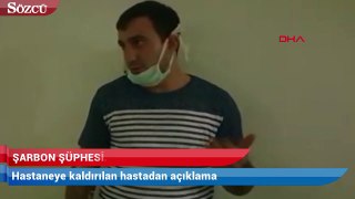 Şarbon şüphesiyle hastaneye kaldırılan hastadan açıklama