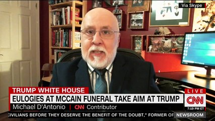 Trump biographer certain that president 'is stewing' over attention to McCain: 'He's got nowhere to go. Where will he turn?'