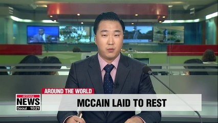 John McCain laid to rest at U.S. Naval Academy