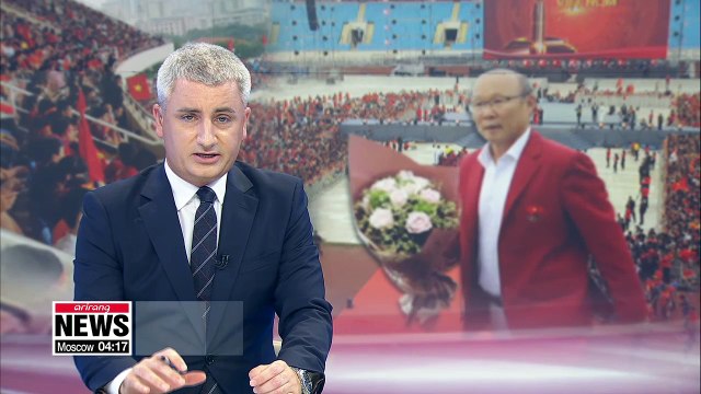 Park Hang-seo returns to Vietnam to hero's welcome after Asian Games success