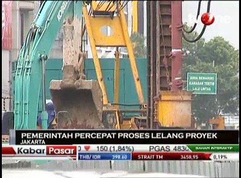 Pemerintah Percepat Proses Tender Proyek Infrastruktur