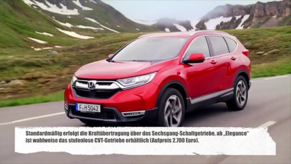 Neuer Honda CR-V startet zu preisen ab 28.490 Euro