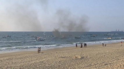 Activistas palestinos desafían el bloqueo israelí por mar