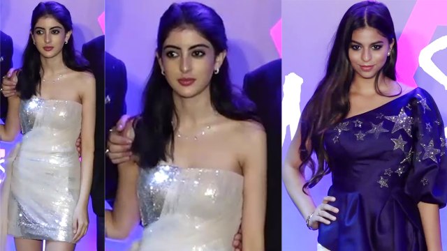 Suhana Khan BIG B की नातिन Navya Naveli Nanda के आगे फीकी नज़र आई; Watch Video | FilmiBeat
