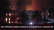 Fire tears through prized Rio museum