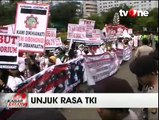 Demo Ratusan TKI di Istana Merdeka Berlangsung Ricuh
