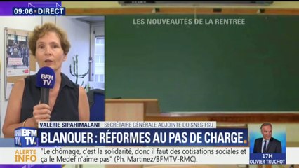 Evaluations au lycée: "On n'a pas attendu le ministre pour évaluer nos élèves" (syndicat)