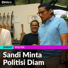 #1MENIT | Sandi Minta Politisi Diam