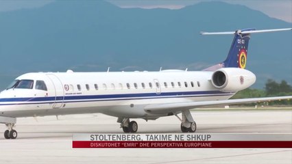 Stoltenberg, takime në Shkup - News, Lajme - Vizion Plus