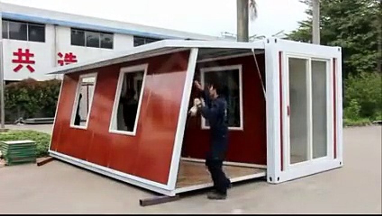 China Expandable container house 10 minutes one house!