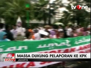 Massa Dukung Ahok Bongkar "Anggaran Siluman"