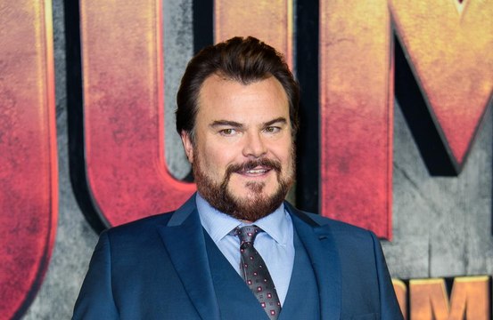 EXCLUSIVE: Jack Black reveals he read 'The House with a Clock in Its Walls' to tell reporters he read it