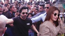 Varun Dhawan protects Anushka Sharma at Sui Dhaaga promotion; Watch Video | FilmiBeat