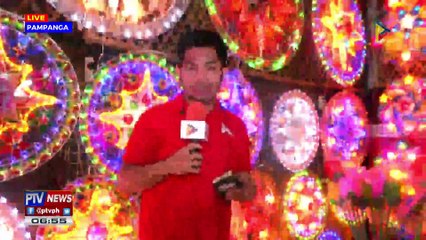 Mga naggagandahang parol sa San Fernando, Pampanga