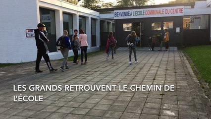 Rentrée des classes à Leval Centre