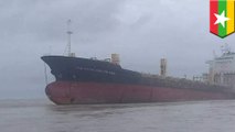 Mysterious 'ghost ship' found off the coast of Yangon, Myanmar