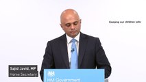 Javid: 400 people arrested for child sex abuse every month