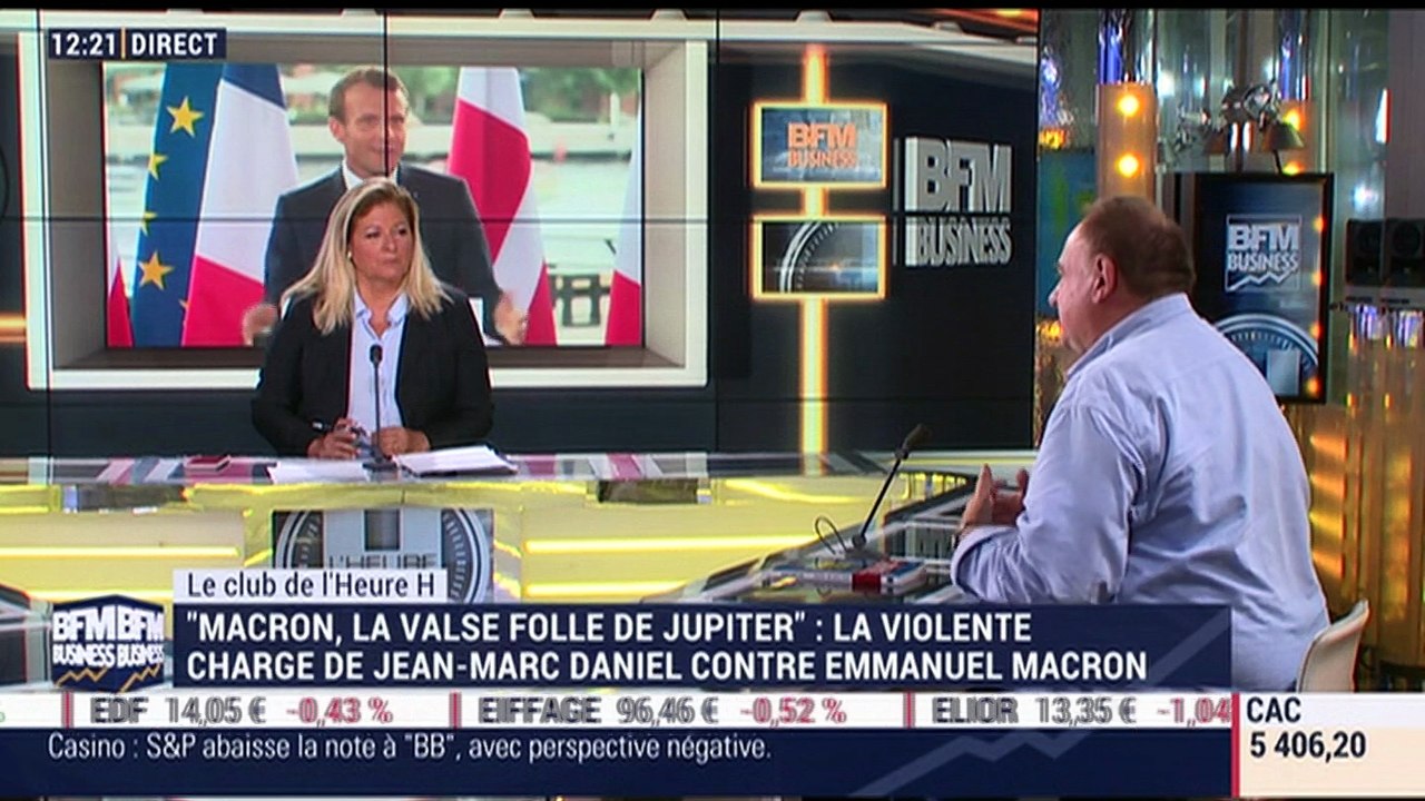"Macron, la valse folle de Jupiter": la violente charge de Jean-Marc Daniel contre Emmanuel Macron - 03/09