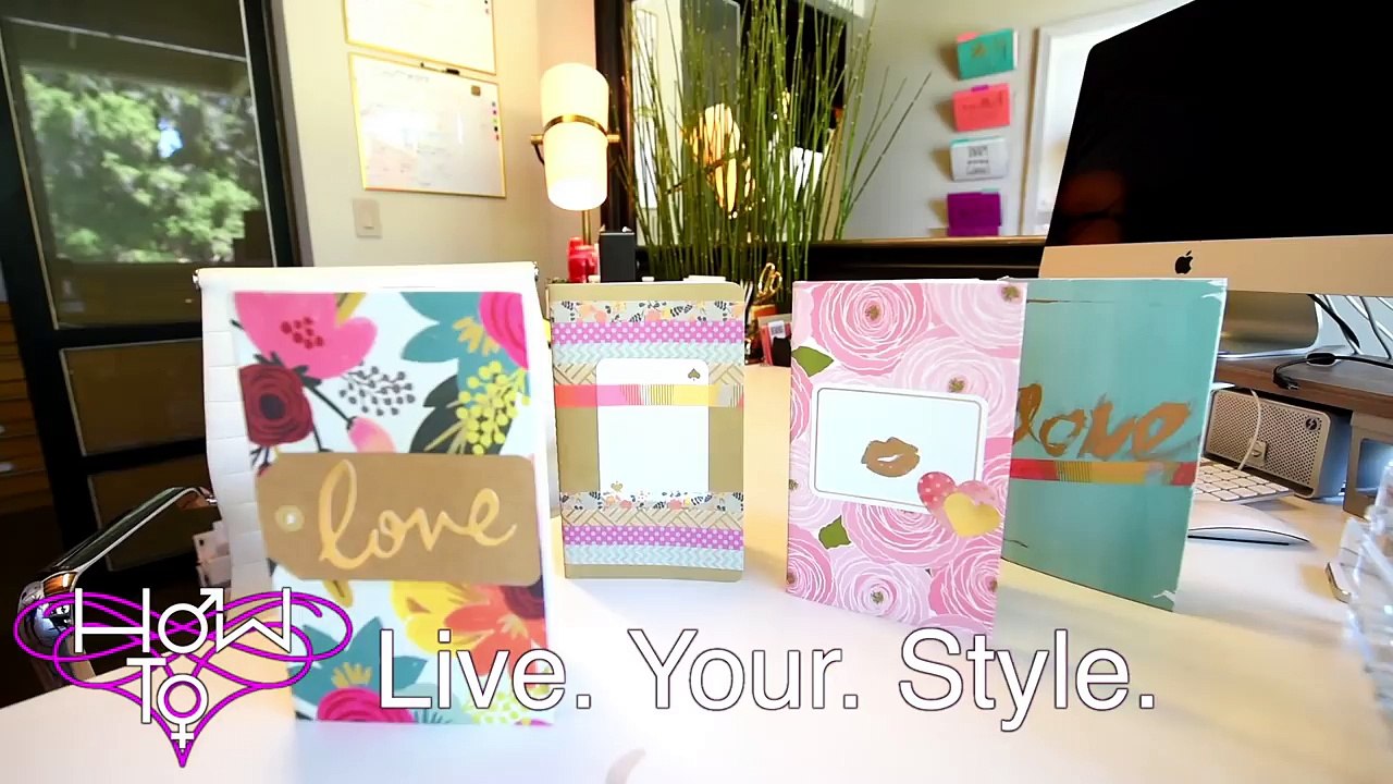 Back To School DIY Notebooks
