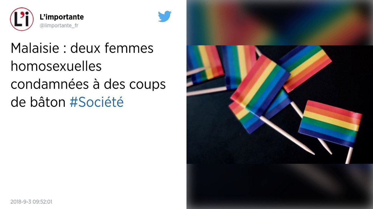 Malaisie. Deux femmes condamnées pour homosexualité reçoivent des coups de bâton.