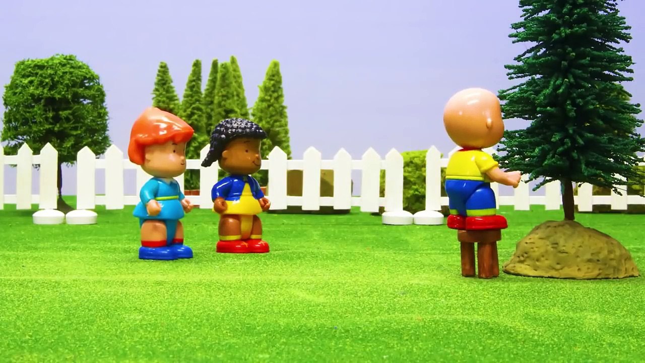 SAVING GILBERT - Caillou Stop Motion - Funny Animated cartoons Kids - Cartoon Movie